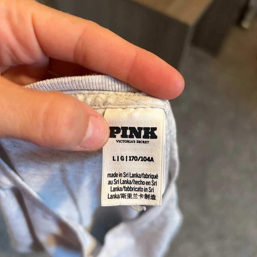 PINK Victoria’s Secret heather grey tshirt - Picture 2 of 7